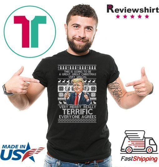 Trump Terrific Ugly Christmas T-Shirt