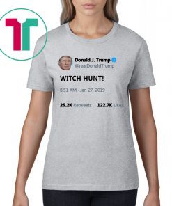 Trump witch hunt t-shirt