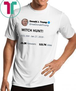 Trump witch hunt t-shirt