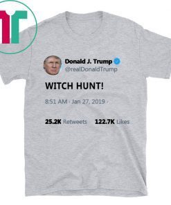 Trump witch hunt t-shirt