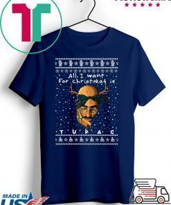 Tupac Rapper Ugly Christmas T-Shirt