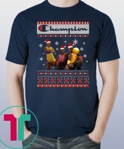 Ugly LeBron James Kobe Bryant Michael Jordan Champion Christmas Xmas Shirt
