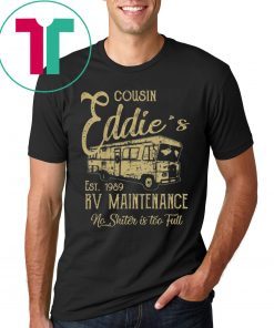 Vintage Eddie's RV Maintenance Funny Christmas Retro Shirt