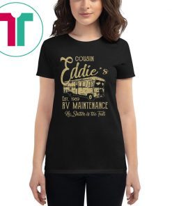 Vintage Eddie's RV Maintenance Funny Christmas Retro Shirt