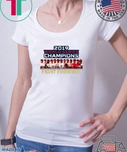 Washington DC World Series Champions Fight Finished 2019 Shirt