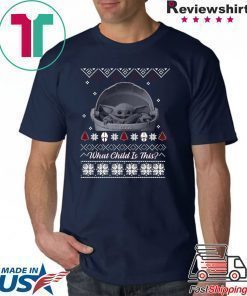 What Child is This Baby Yoda The Mandalorian Christmas 2020 Shirt