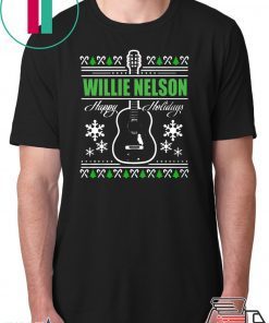 Willie Nelson guitar Christmas Shirt
