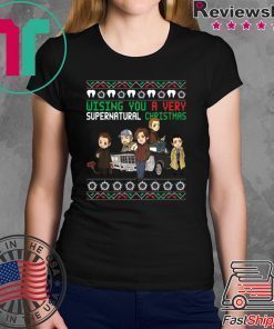 Wishing You A Very Supernatural Christmas T-Shirt