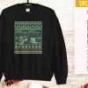 Woman Yelling at Cat Meme Ugly Christmas Sweater Faux Cross Stitch Shirt in T-Shirt