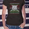 Yelling At A Cat Dinner Table Meme-Best Ugly Christmas Dress Tee Shirts