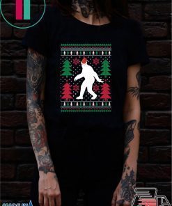 bigfoot christmas shirt