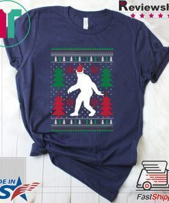 bigfoot christmas shirt