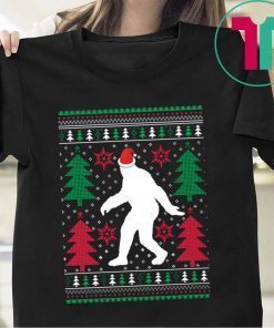 bigfoot christmas shirt