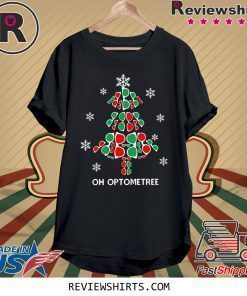 oh optometree christmas tree shirt