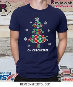 oh optometree christmas tree shirt