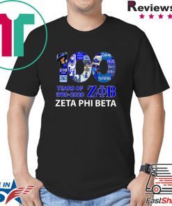 100 Years Of 1920 2020 Zeta Phi Beta Shirts