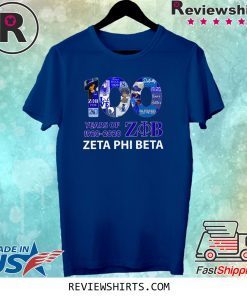 100 Years Of 1920 2020 Zeta Phi Beta T-Shirt