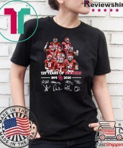 125 Years of Sooners 1895 2020 Players signatures shirt