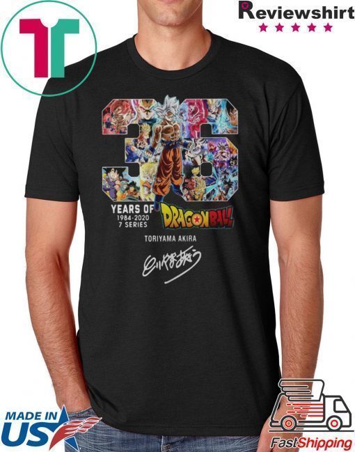 36 Years Of Dragonball 19842020 Toriyama Akira shirt