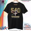 540 Drew Brees Touchdowns All Time Passing Record Shirt