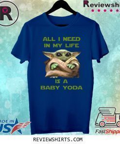 All I Need In My Life Is A Baby Yoda Xmas Shirt