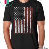 American Flag baseball bat 4th Of July shirt