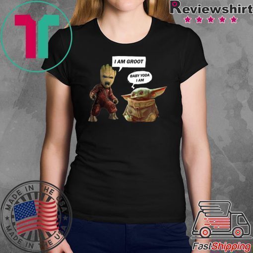 Baby Groot and Baby Yoda shirt