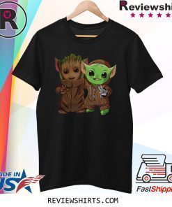 Baby Groot and Yoda baby is Friends Shirt