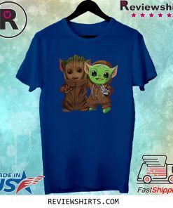 Baby Groot and Yoda baby is Friends Shirt