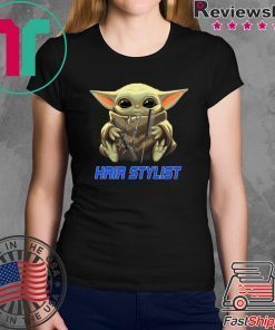 Baby Yoda And Hair Stylist Tee Shirt