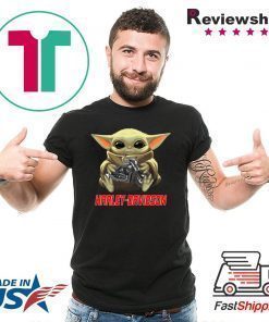 Baby Yoda And Harley Davidson Shirt