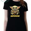 Baby Yoda And Marine Shirt