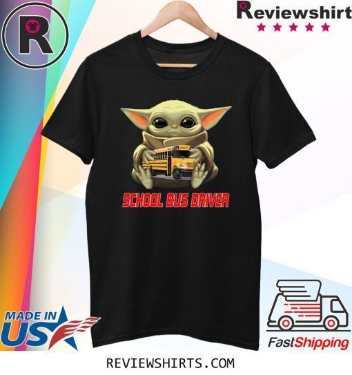 Baby Yoda And School Bus Driver Shirt