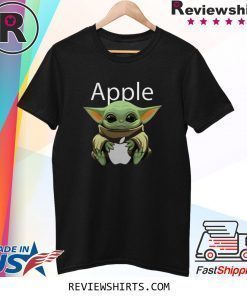 Baby Yoda Hug Apple Shirt