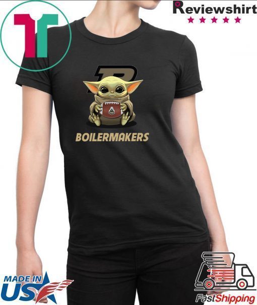 Baby Yoda Hug Boilermakers Shirt