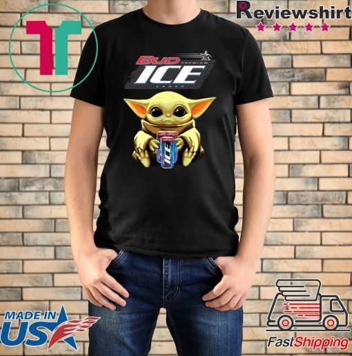 Baby Yoda Hug Bud Ice Beer Shirt