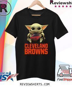 Baby Yoda Hug Cleveland Browns Shirt