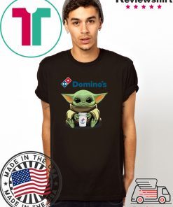 Baby Yoda Hug Domino’s Shirt