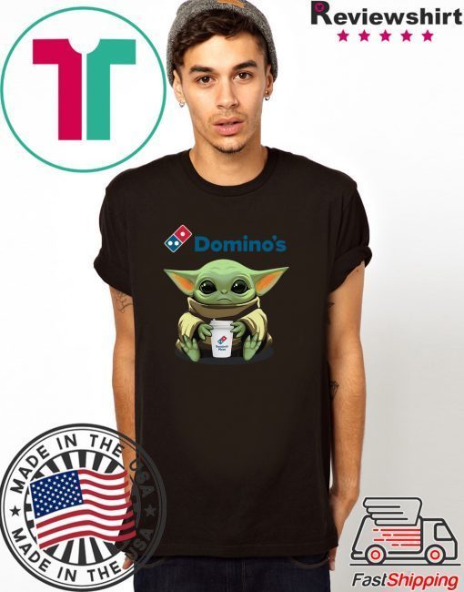 Baby Yoda Hug Domino’s Shirt