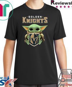 Baby Yoda Hug Golden Knights Unisex T-Shirt