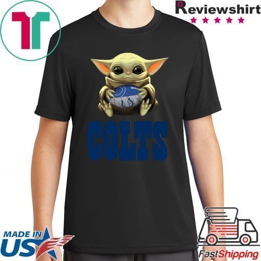 Baby Yoda Hug Indianapolis Colts Shirt