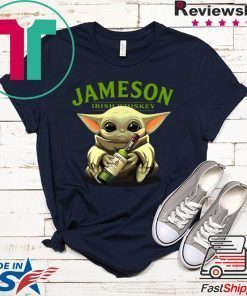 Baby Yoda Hug Jameson Irish Whiskey Shirt