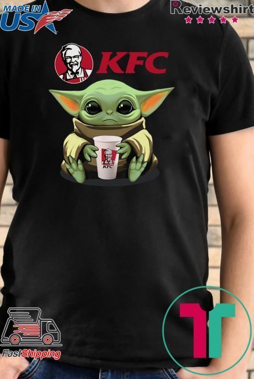 Baby Yoda Hug KFC shirt