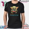 Baby Yoda Hug Miami Dolphins Shirt