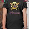 Baby Yoda Hug Minnesota Vikings Shirt