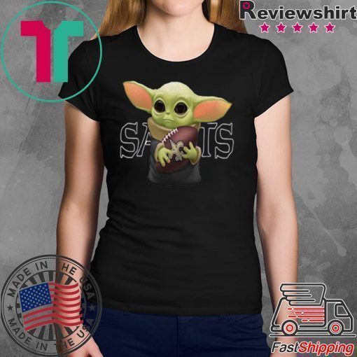 Baby Yoda Hug New Orleans Saints Shirt