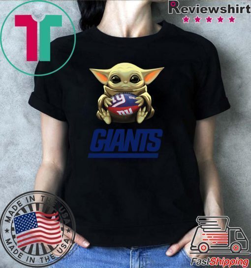 Baby Yoda Hug New York Giants Shirt