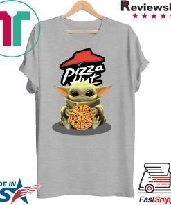 Baby Yoda Hug Pizza Hut Shirt