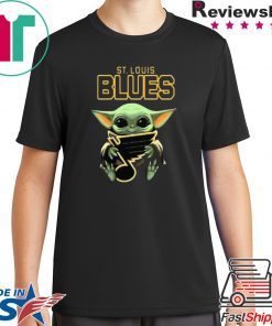 Baby Yoda Hug St Louis Blues Star Wars shirt