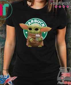 Baby Yoda Hug Starbuck Coffee Shirt